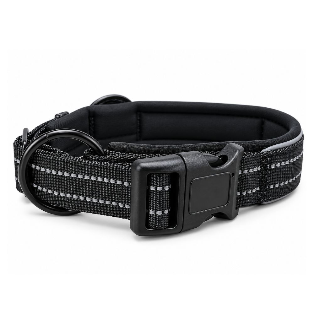 Collar Ivienx Con Soporte Airtag Color Negro Talla L - Imagen 2